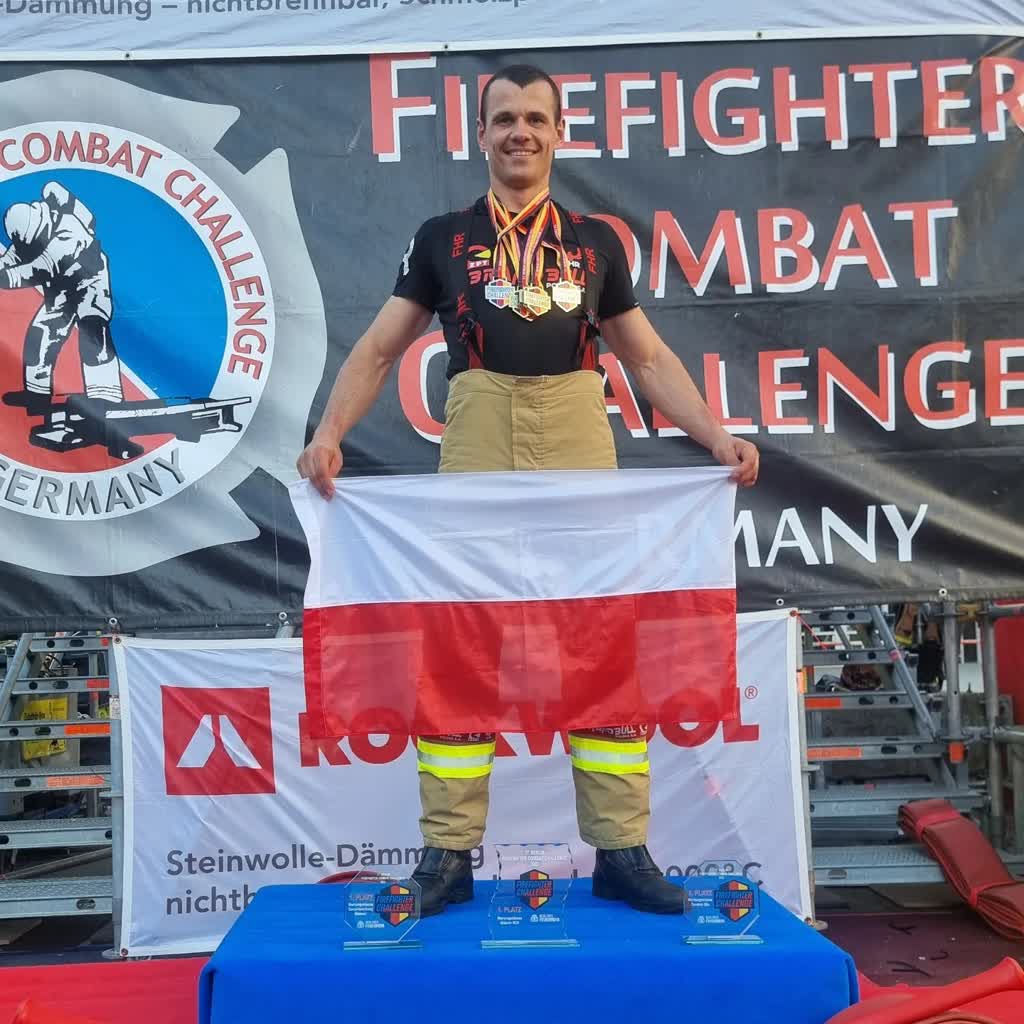 Sześć medali chełmskiego strażaka na zawodach w Berlinie 2 369508116_6206047682851546_3342529869202178632_n.jpg