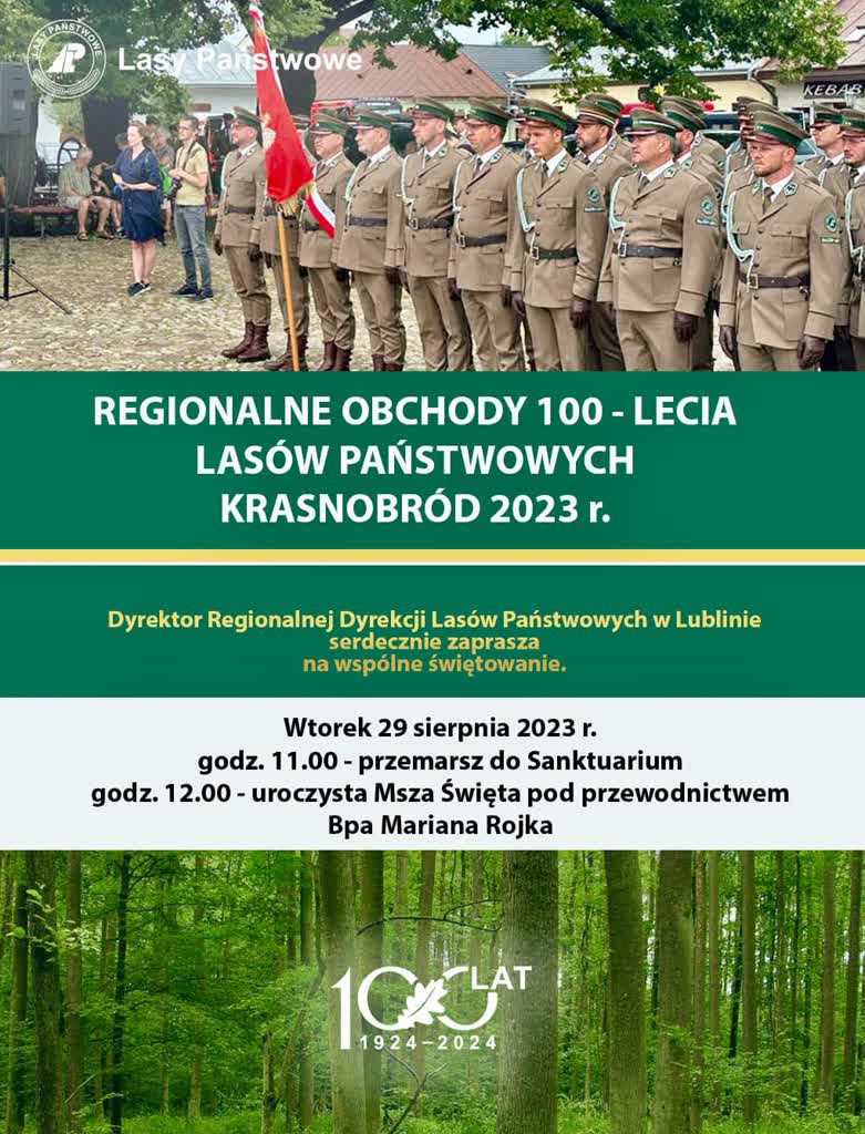 Lasy Państwowe świętują 100-lecie. Uroczystości w Krasnobrodzie 2 370838210_783953210399503_3502517699571675386_n.jpg