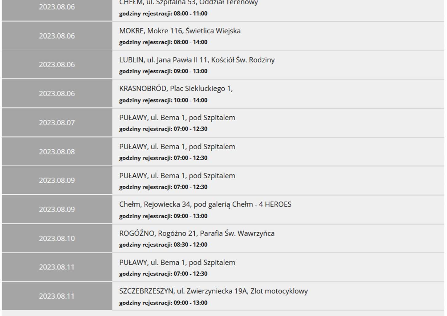 Terenowe zbiórki krwi. Podziel się darem życia 2 rckik.jpg