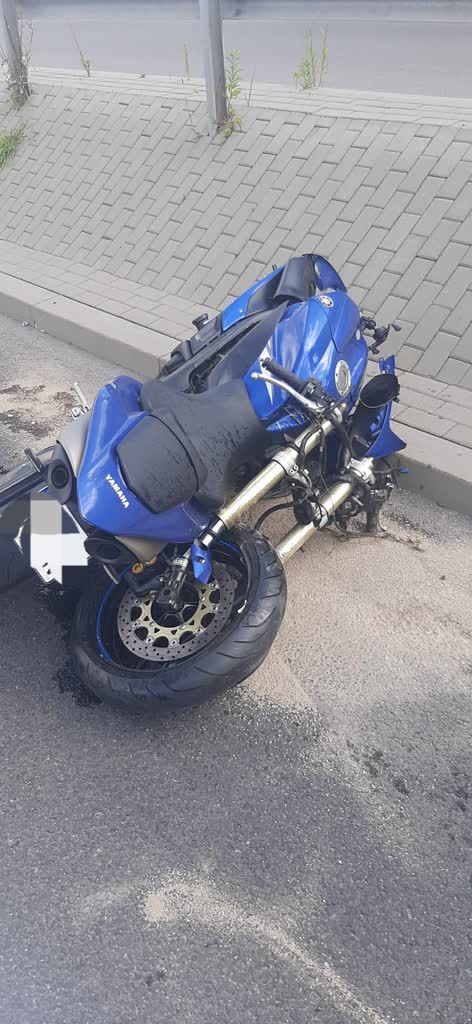 Zderzenie auta z motocyklem w Lublinie. Tworzą się duże korki 2 374774770_606267071676678_7948552901354053410_n.jpg