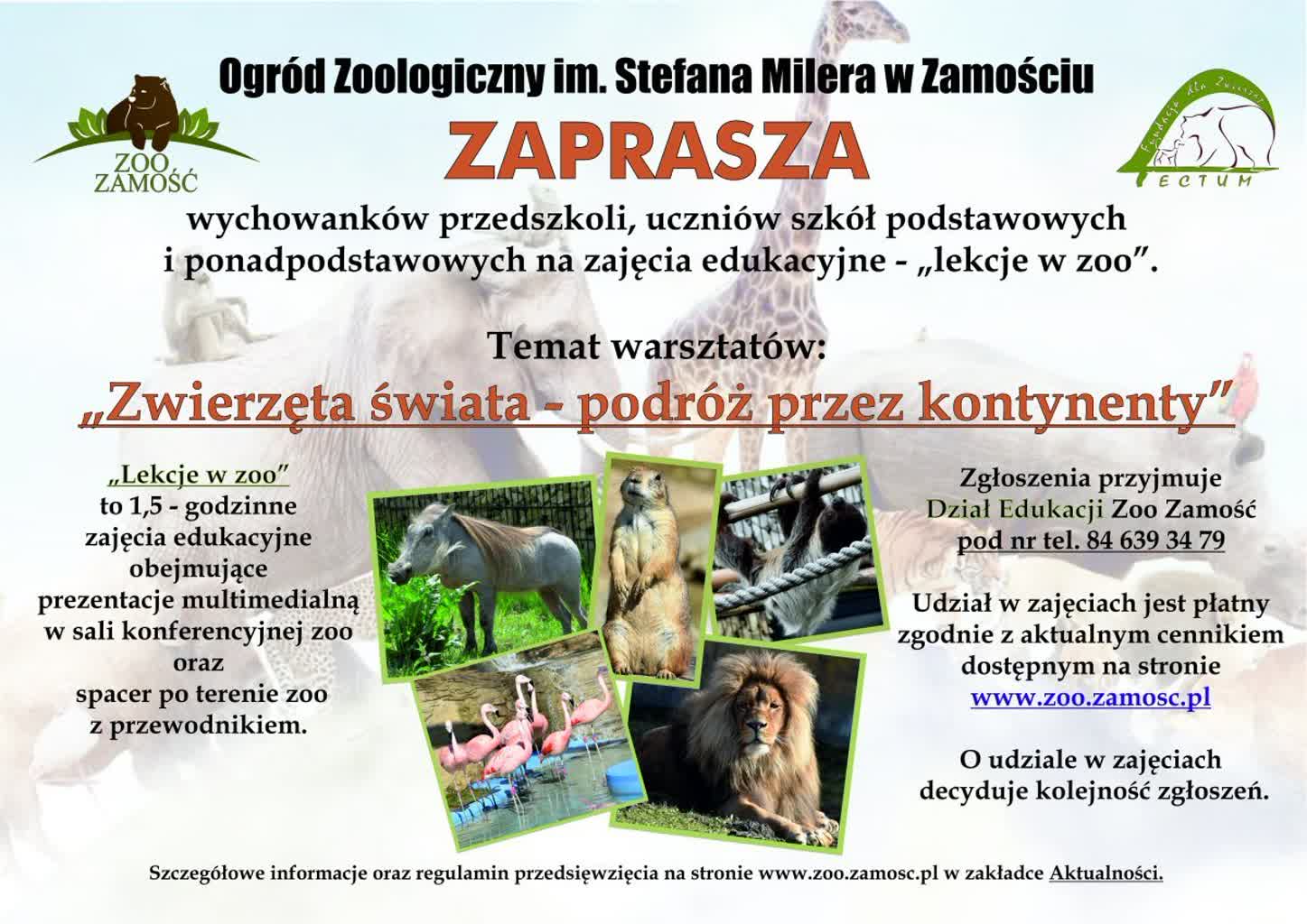 Poznaj zwierzęta świata: Zoo w Zamościu zaprasza na warsztaty 2 439b.jpg