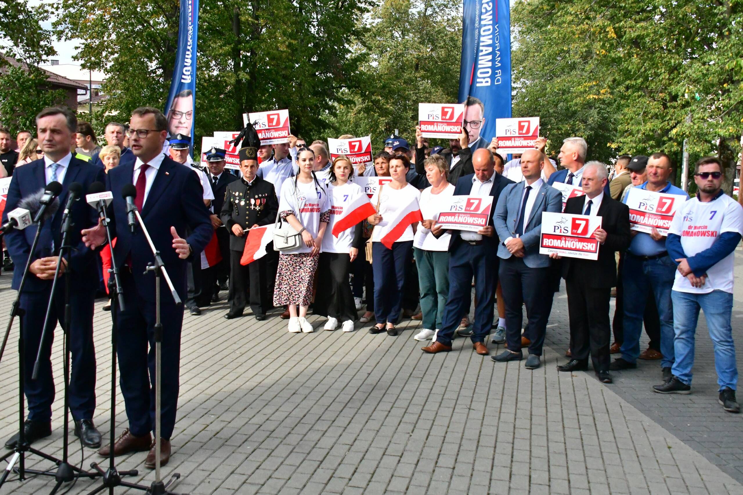 Biłgoraj: Zbigniew Ziobro o sytuacji na granicy polsko-białoruskiej 2 DSC_8235.JPG