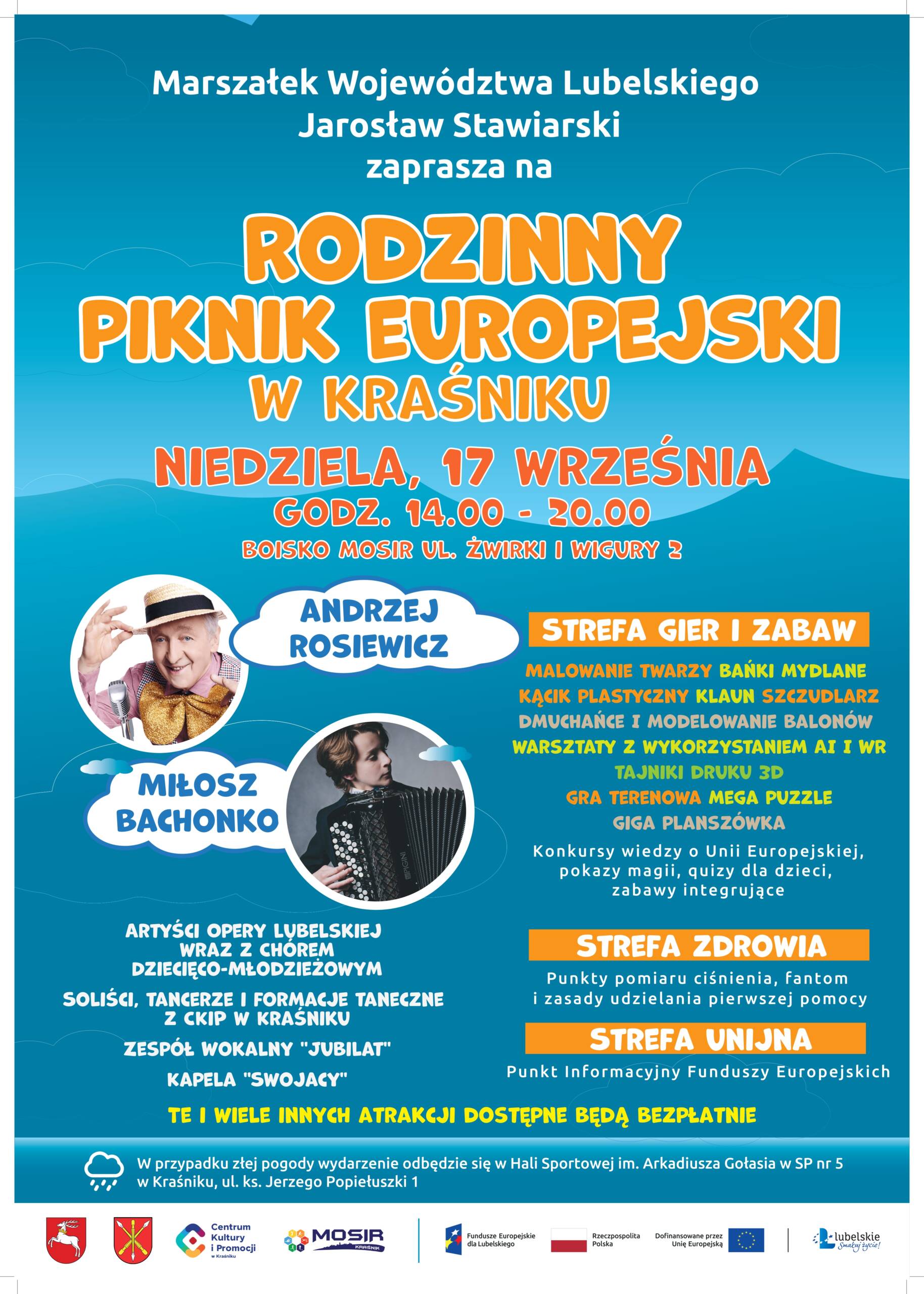 Rodzinny Piknik Europejski w Kraśniku. Będzie się działo 2 Plakat_PIKNIK_w_Kraśniku_17wrzesnia.jpg