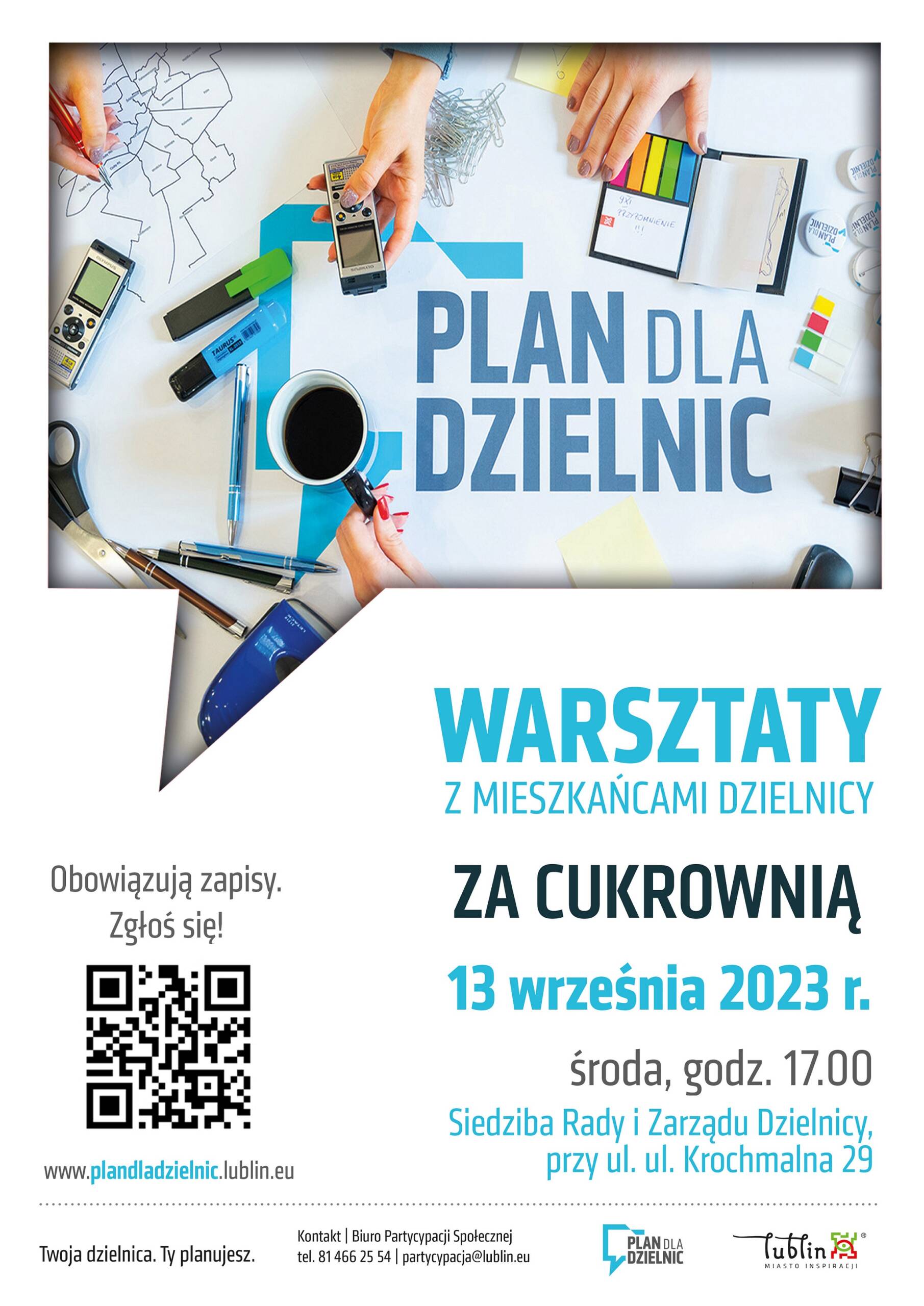„Plan dla dzielnic”: czas na spacer po Zemborzycach 3 plakat_warsztaty_Za Cukrownią.jpg