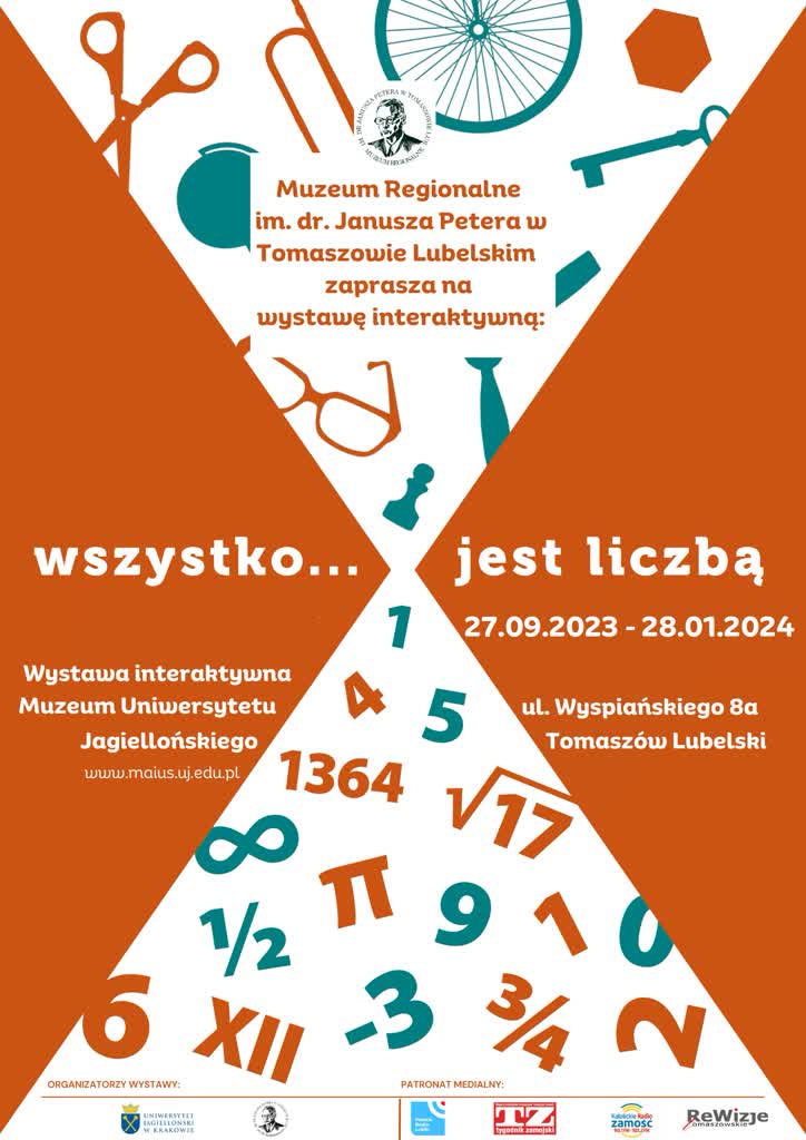 „Wszystko... jest liczbą". Matematyka w muzeum 2 PLAKAT WYSTAWY_WSZYSTKO JEST LICZBĄ.jpg
