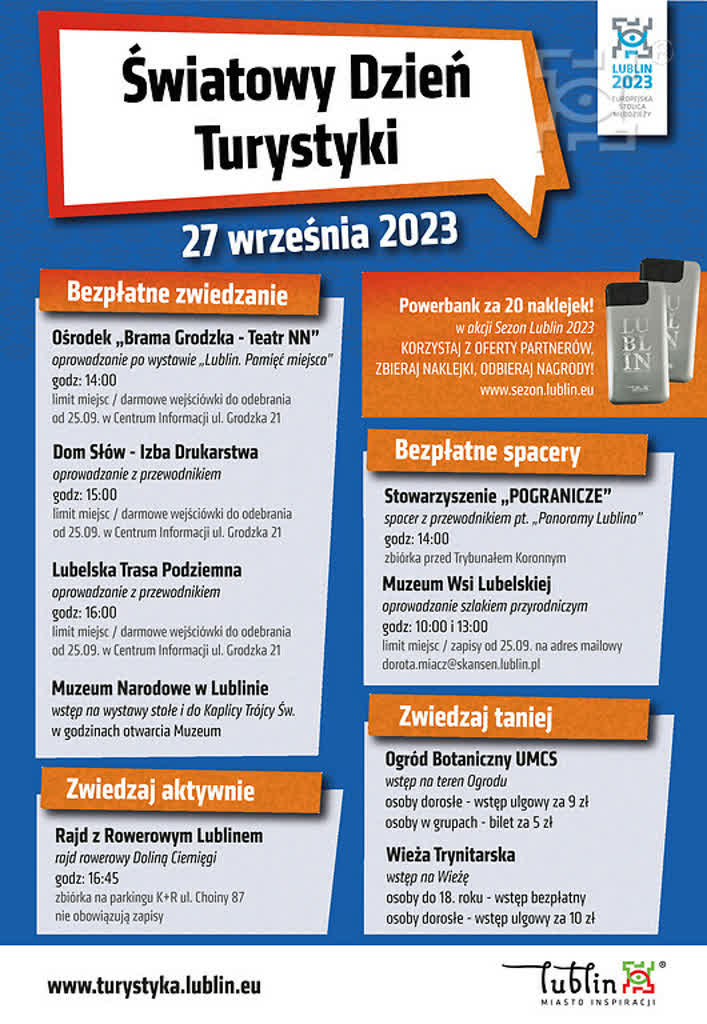 Turyści chętnie odwiedzają Lublin. Ten rok może być rekordowy 2 swiatowy_dzien_turystyki_plakat,klOWfqWibGpC785HlXs.jpg