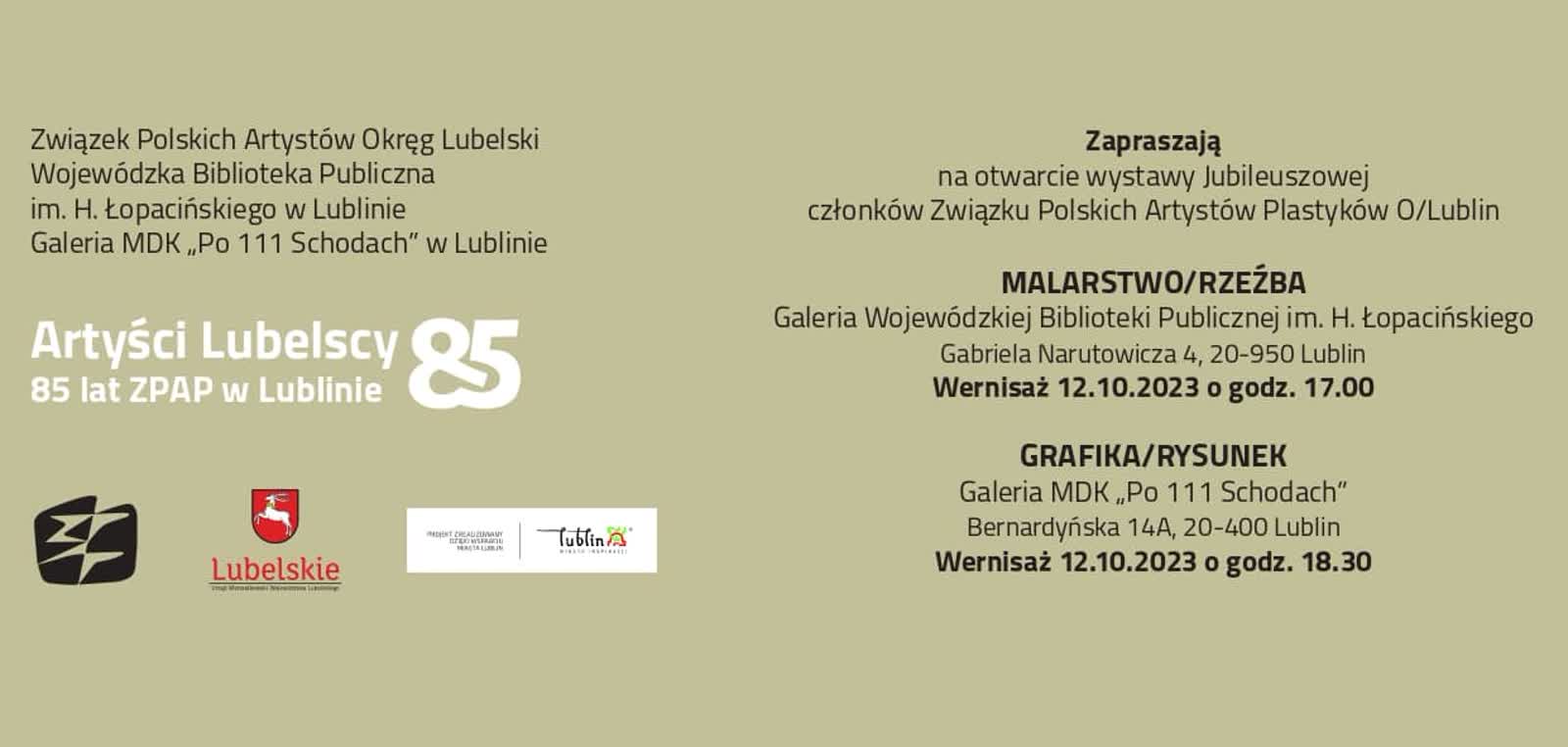To już 85 lat istnienia Związku Polskich Artystów Plastyków: wernisaż w Lublinie 2 387859121_777372167732317_7811412661298316272_n.jpg
