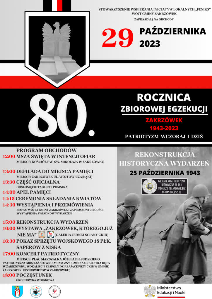 Pamięć wciąż jest żywa. 80. rocznica niemieckiej zbrodni 2 Rekonstrukcja.png