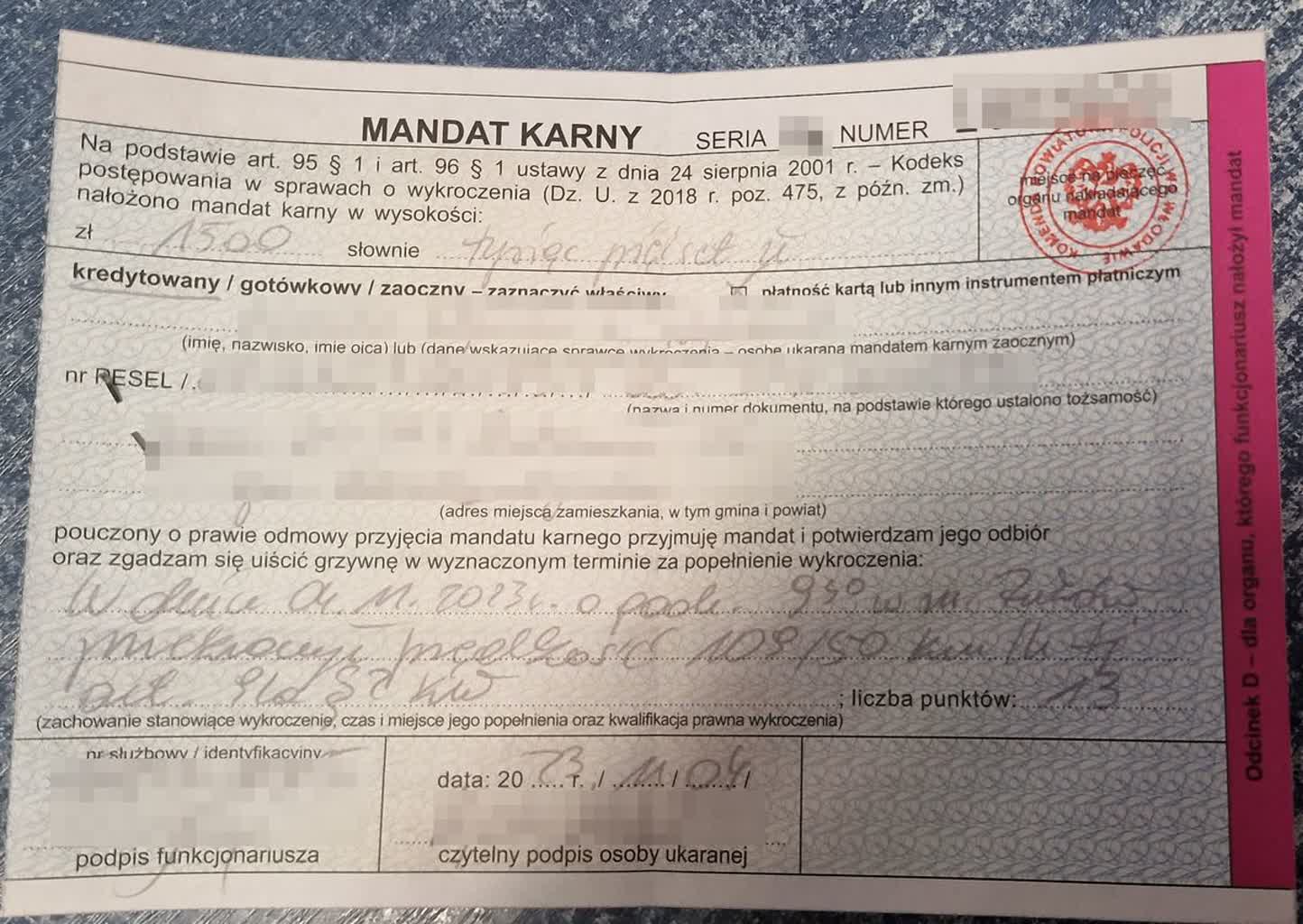 Rażąco przekroczył prędkość w terenie zabudowanym. Tłumaczył, że się zamyślił 2 360-230686.jpg