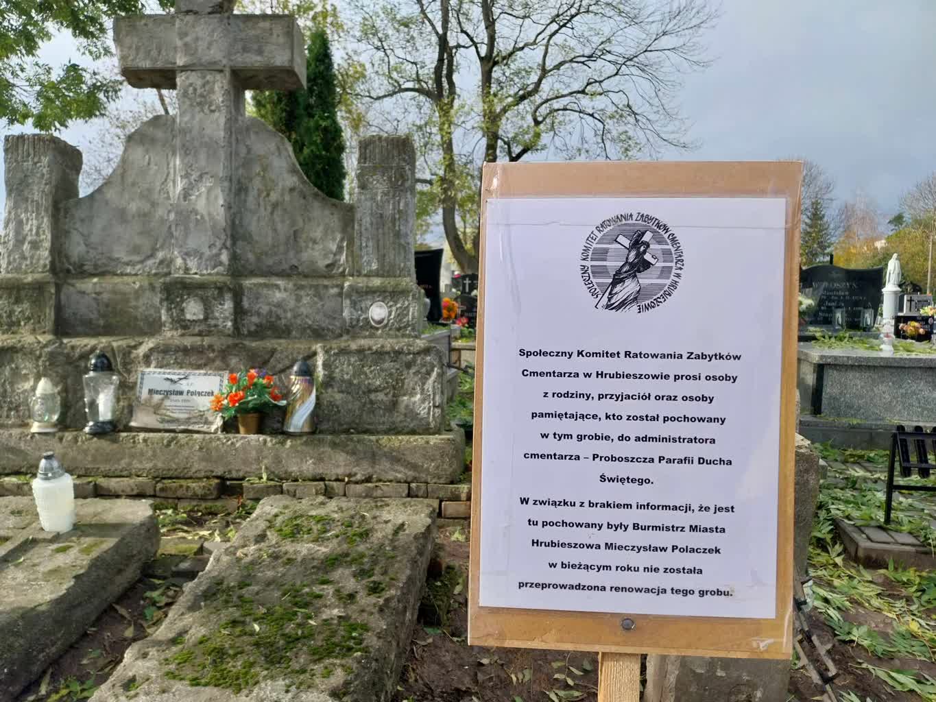 Zbierają na renowację zabytkowych nagrobków. Kwesty w całym regionie 2 394455803_885433296540920_8937011125205448413_n.jpg