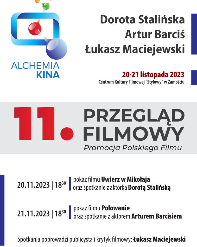 „Alchemia kina”: Dorota Stalińska i Artur Barciś w Zamościu 2 403866526_839803734603383_3100489857864437720_n.jpg