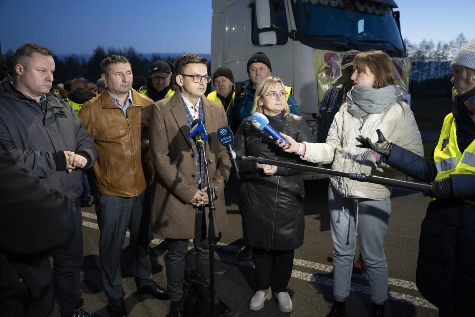 Jeszcze w tym tygodniu kolejne spotkanie ws. protestów przewoźników na granicy z Ukrainą 2 DSC03490.jpg