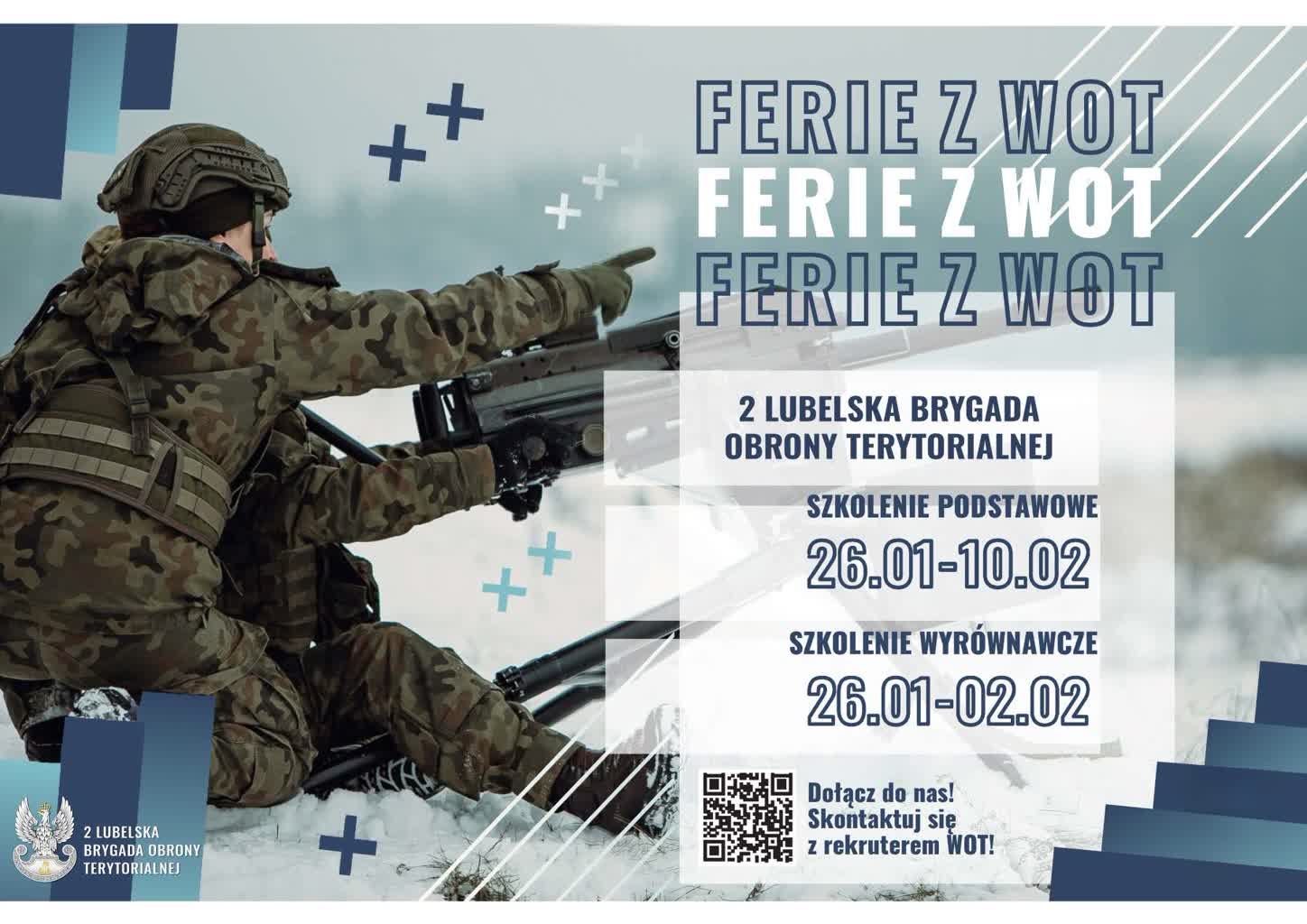 „Ferie z WOT”. Zimowe szkolenie podstawowe "terytorialsów" 2 Ferie z WOT 2024_grafika.jpg