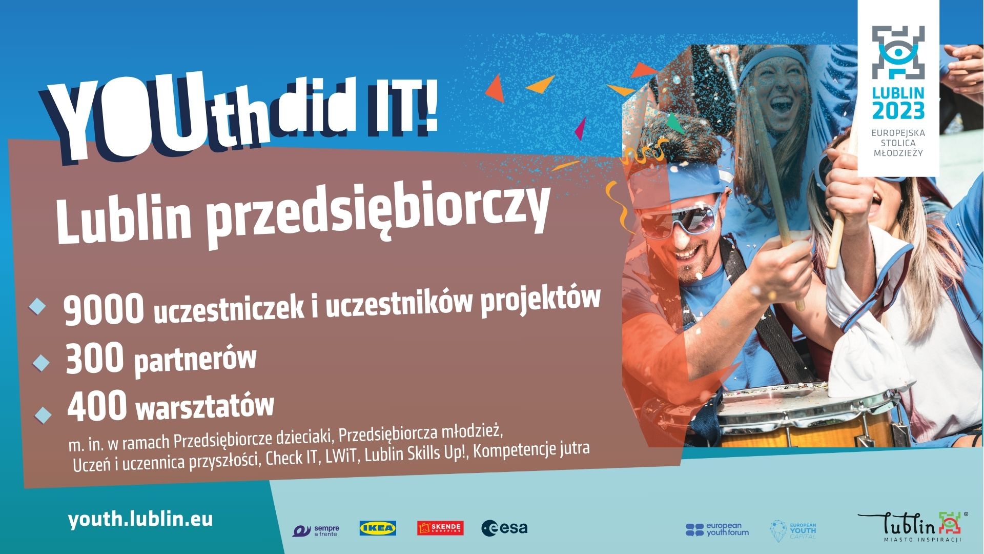Młodzieżowe przestrzenie w Lublinie. Festiwal na podsumowanie 3 Lublin z energią młodych_grafika_2.jpg