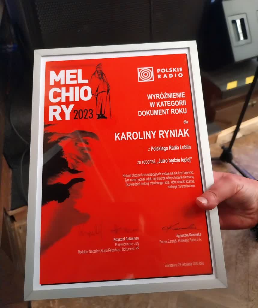 Dziennikarka Radia Lublin nagrodzona w prestiżowym konkursie 3 melchiory 2.jpg