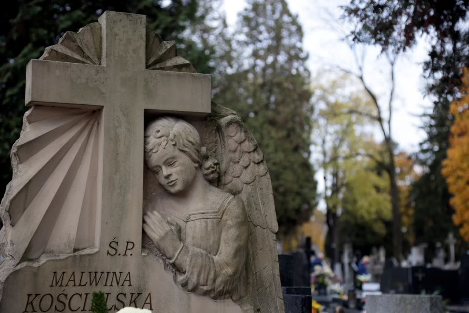 Dariusz Kopciowski o cmentarzu przy ul. Lipowej: wszystkie nagrobki mają swoją wartość 2 pm_WSZYSTKICHSWIETYCH-011123-008.jpg