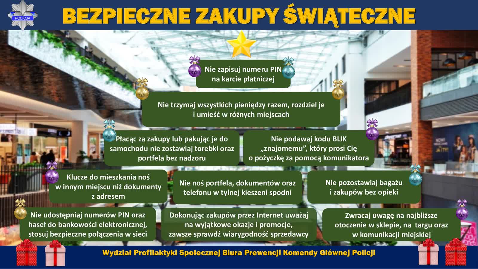Bezpieczne zakupy przed świętami. Policja apeluje o ostrożność 2 bezpieczne_zakupy_swieta_2023_grafika.jpg