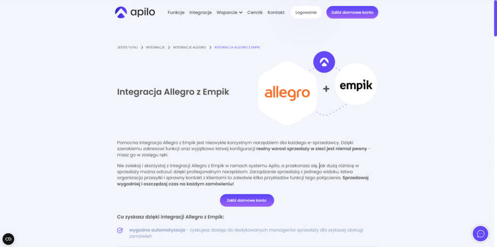 Połącz platformę Allegro ze sklepem Empik - klucz do sukcesu w e-commerce od Apilo 1 glowne 2024 01 09 084950