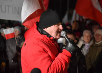 "Protest Wolnych Polaków" w Lublinie 4 kra 8544 2024 01 25 213232