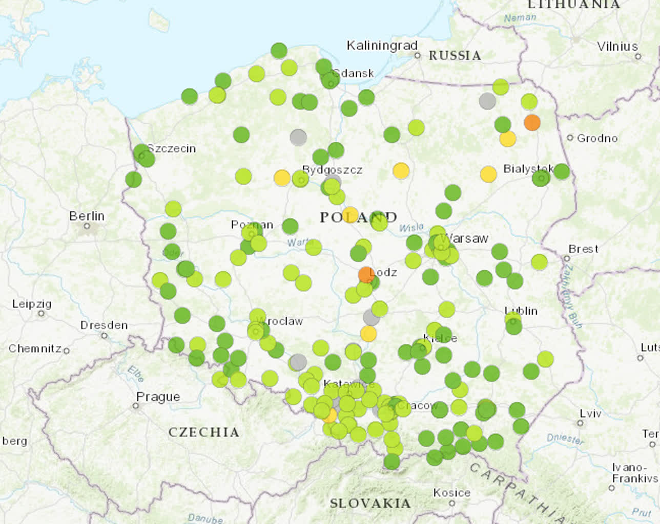 GIOŚ uspokaja. Jakość powietrza w regionie dobra i bardzo dobra 2 Zrzut ekranu (48).png