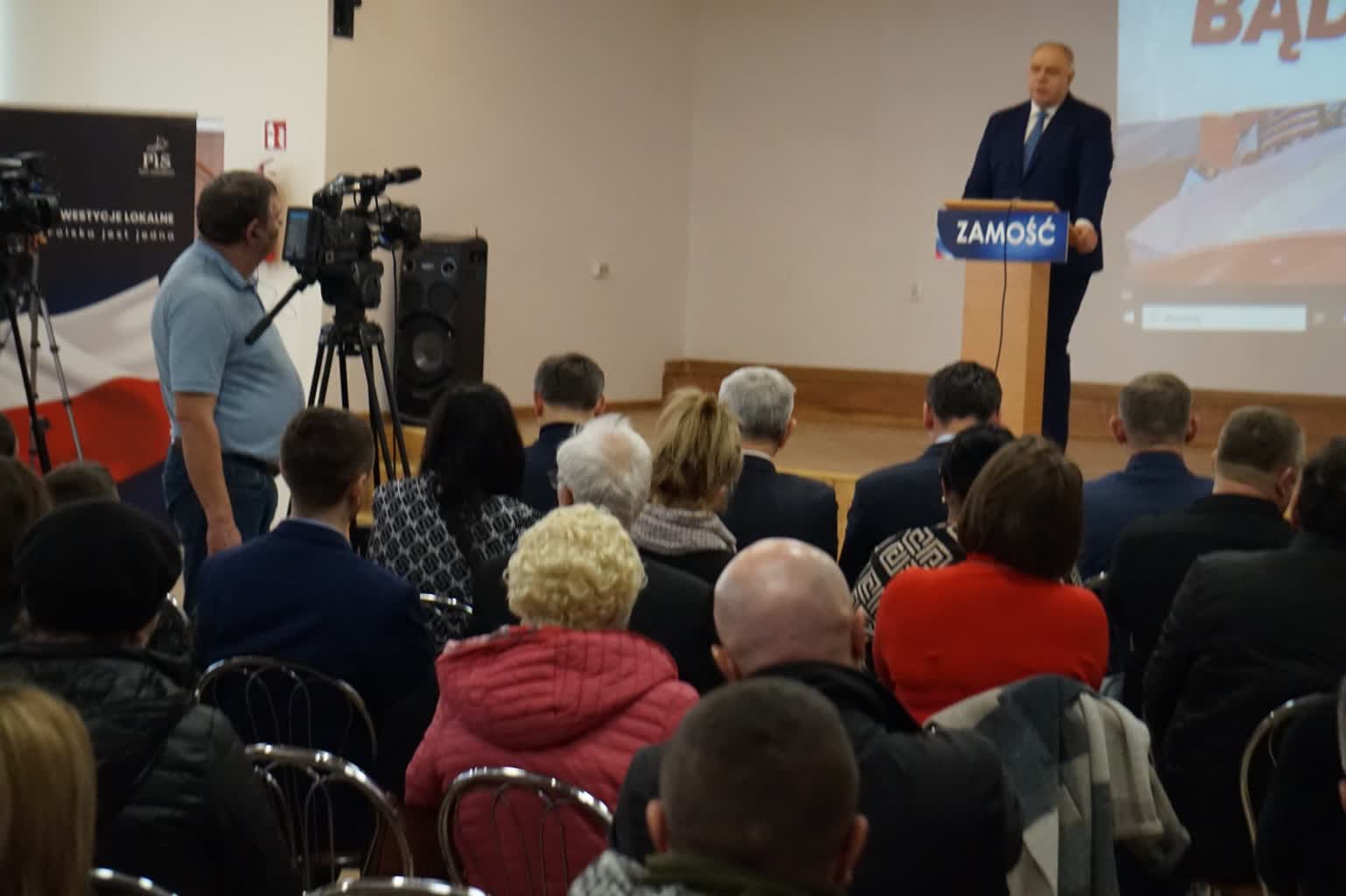 Kandydatura Andrzeja Wnuka na prezydenta Zamościa z poparciem PiS 2 DSC00666.JPG