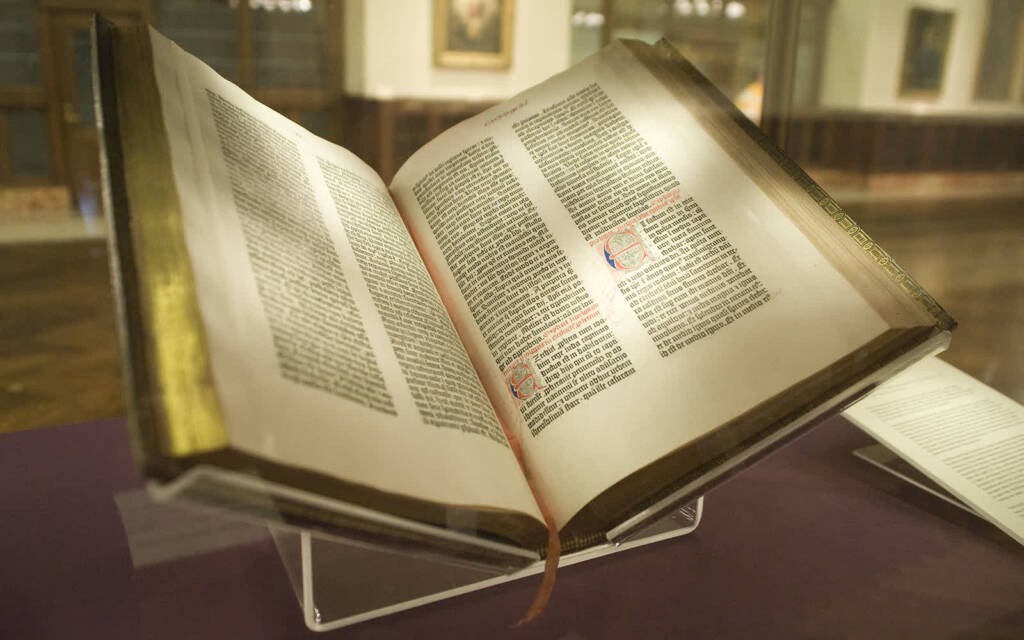 gutenberg bible lenox copy new york public library 2009. pic 01 2024 02 23 073230