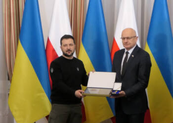 lublin z tytulem miasto ratownik przyznawanym przez prezydenta ukrainy fot. miasto lublin 3 2024 02 24 095832