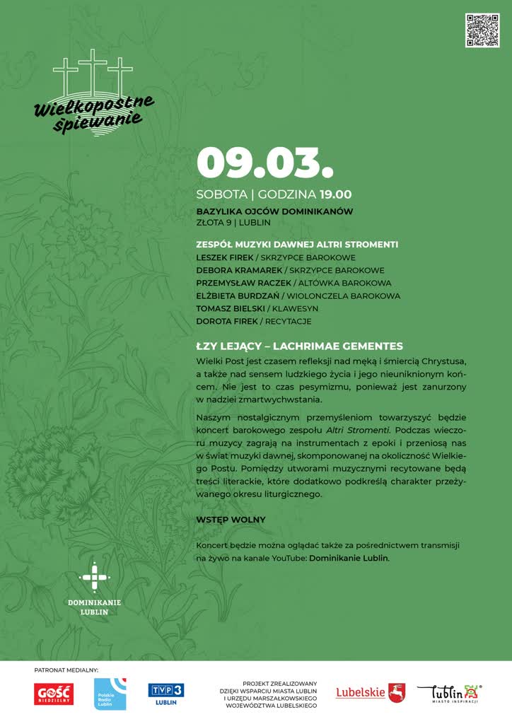 Przekazują emocjonalność wiary. Koncert muzyki dawnej u ojców Dominikanów 2 431251025_798770645620215_4402973066165917137_n.jpg