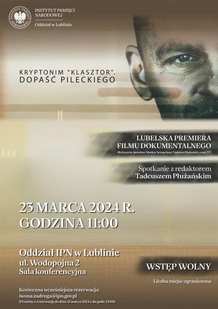 Jak bezpieka dopadła bohatera? Darmowy seans w lubelskim IPN 2 83-975606.jpg