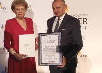 certyfikat samorzadowy lider edukacji po raz 13. dla lublina 2024 03 20 193024