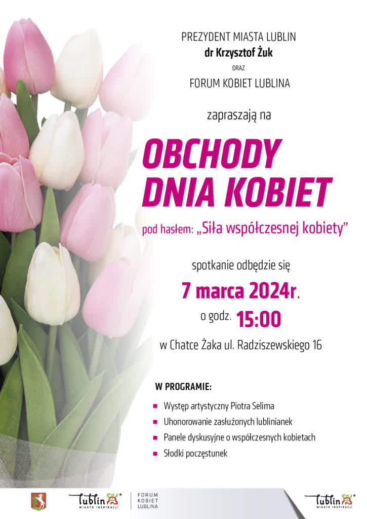 Zasłużone mieszkanki Lublina otrzymają medale od prezydenta miasta 2 Dzien Kobiet 2024.jpg