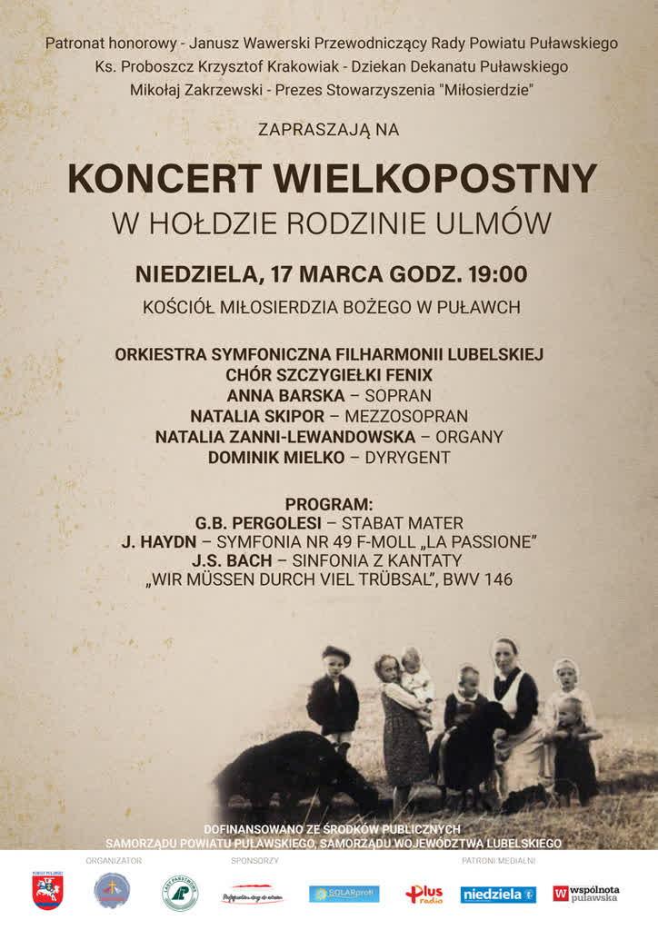 Zagrają w hołdzie rodzinie Ulmów 2 koncert w hołdzie ulmom.jpg