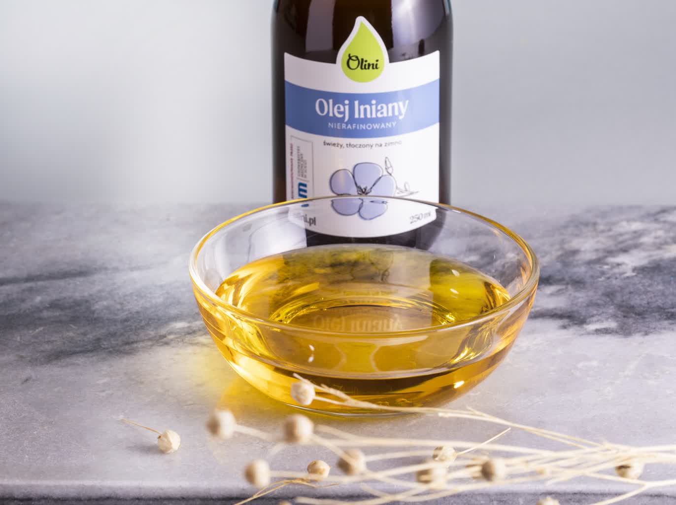 Olej lniany - źródło kwasów omega-3 2 olej lniany