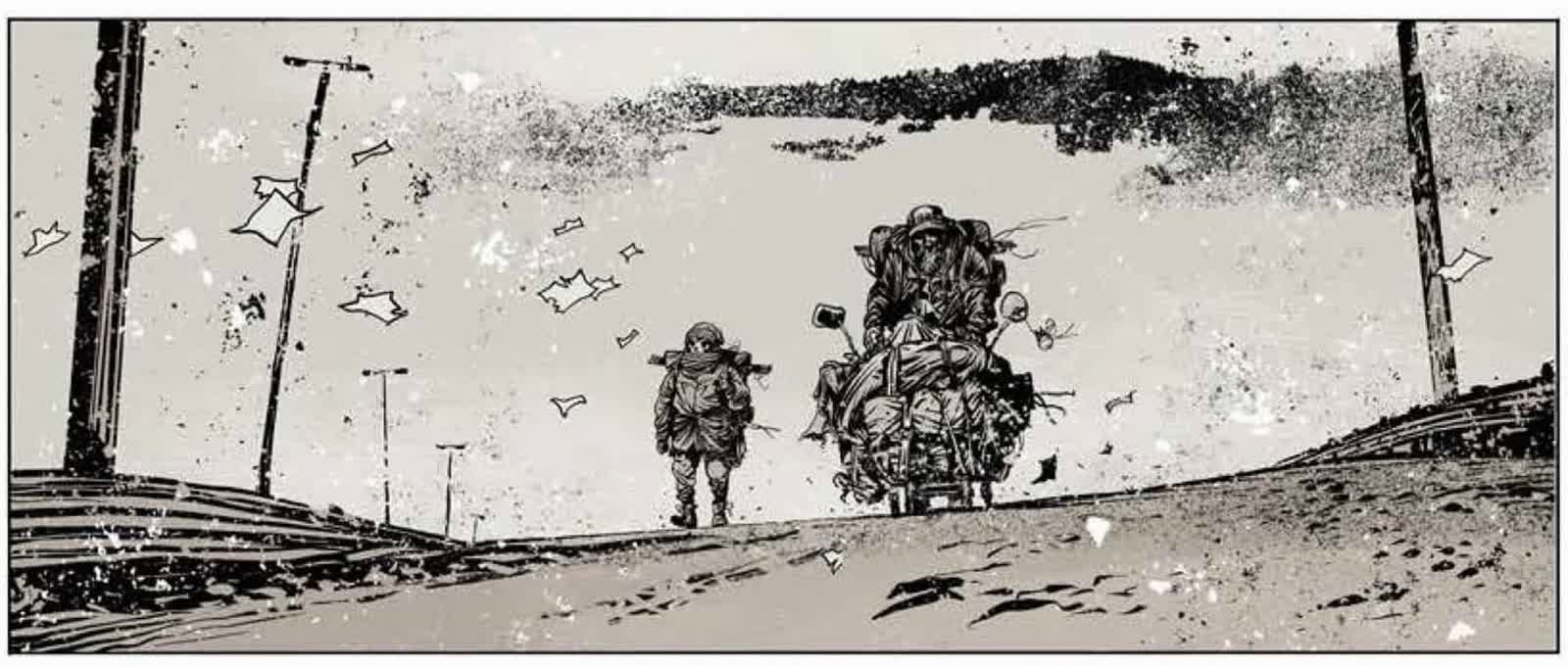 Wyobraził sobie ten koszmar za nas. Larcenet odrobił McCarthy'ego 2 Droga_01.jpg