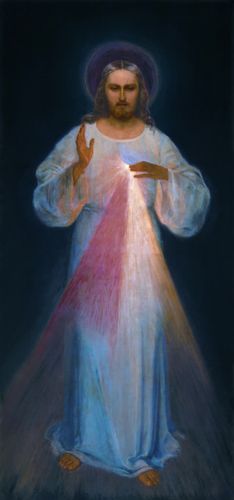 Dziś Niedziela Bożego Miłosierdzia 2 Kazimirowski_Eugeniusz,_Divine_Mercy,_1934.jpg