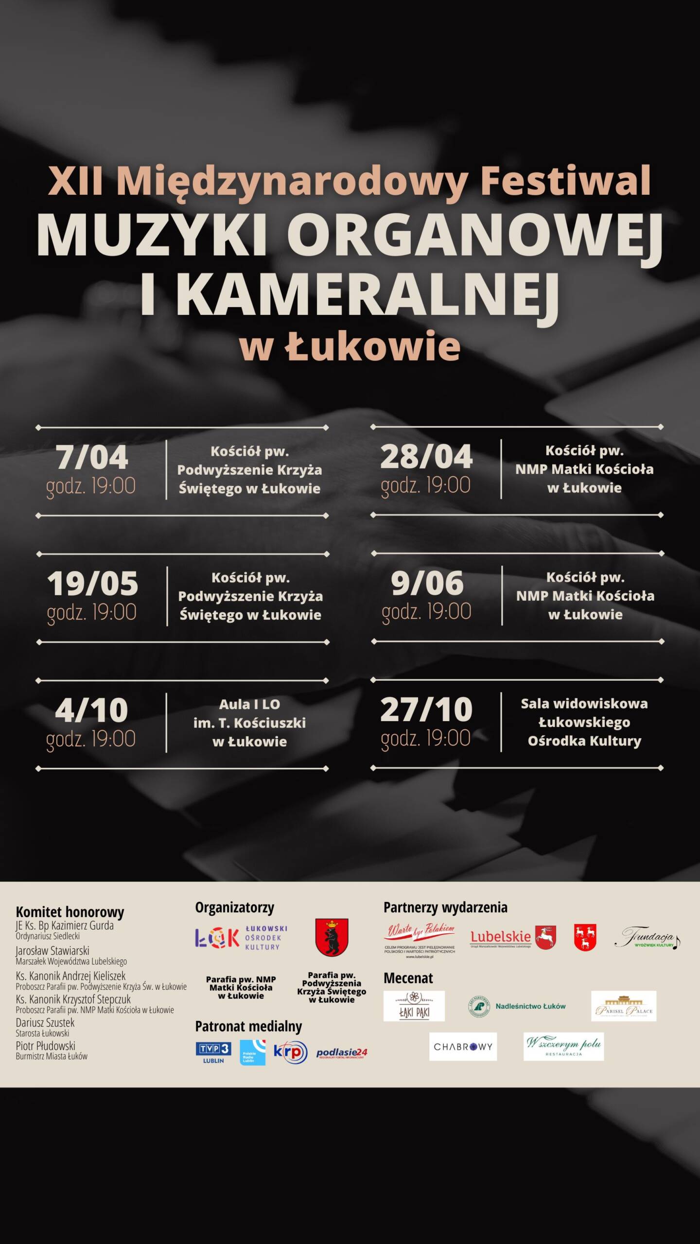 XII Międzynarodowy Festiwal Muzyki Organowej i Kameralnej w Łukowie baner fb relacja 1800x3200.jpg