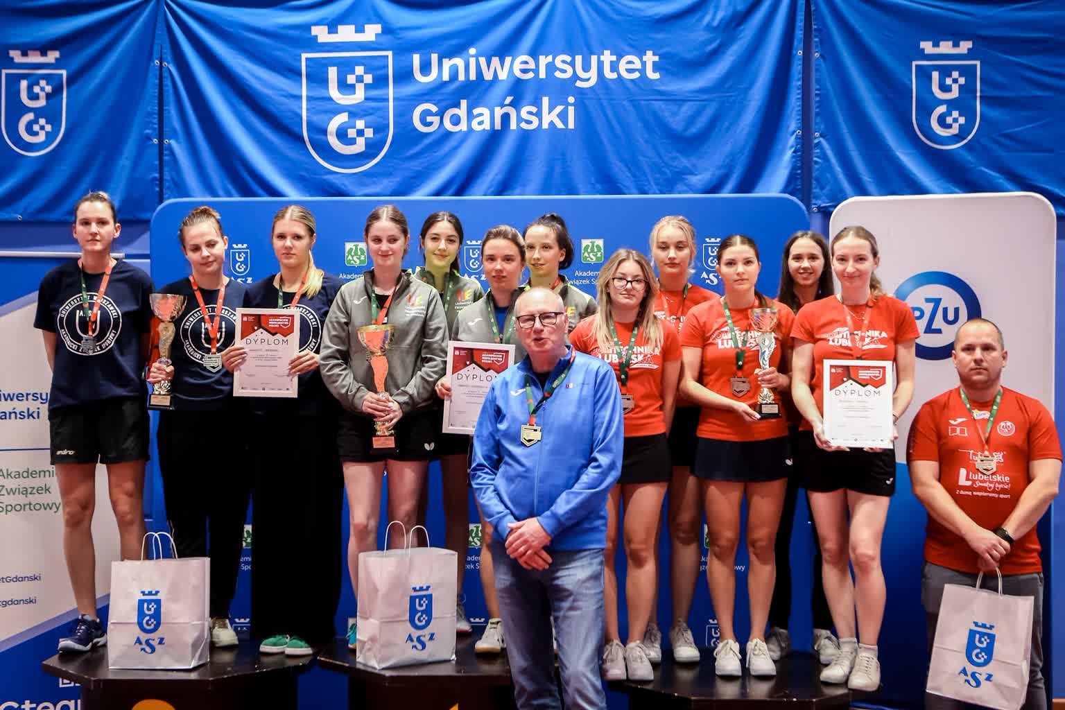 AMP w tenisie stołowym: złoto dla Akademii Zamojskiej, Politechnika Lubelska z brązem 2 AMP_TenisStolowy_Gdansk2024_002_fotGrzegorzJedrzejewski.jpg