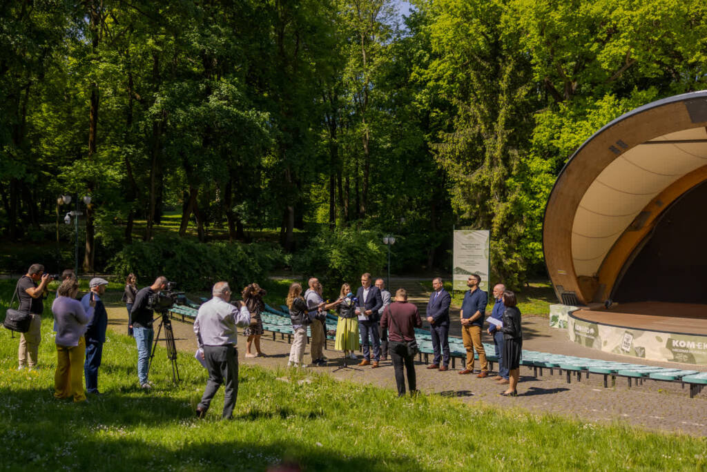 briefing prasowy festiwal przyrody 2024 w ogrodzie saskim fot. miasto lublin 1 2024 05 16 130141