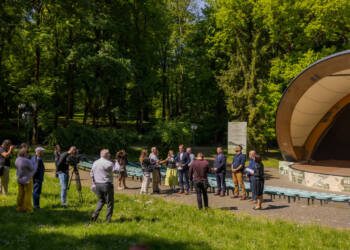 briefing prasowy festiwal przyrody 2024 w ogrodzie saskim fot. miasto lublin 1 2024 05 16 130141