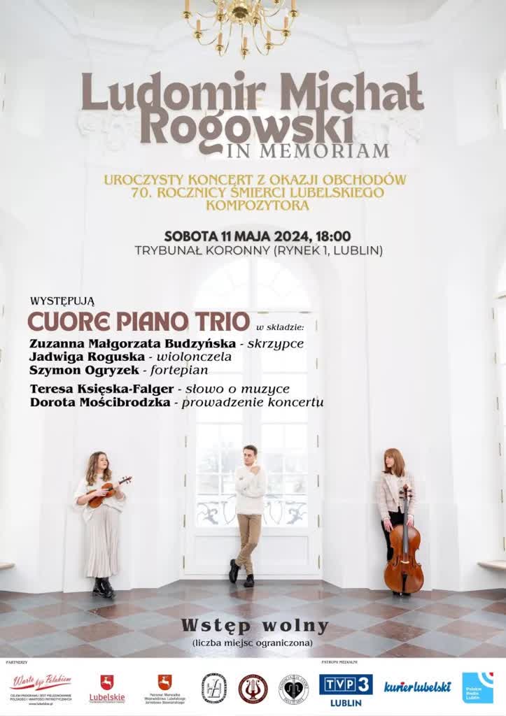 Już dziś koncert upamiętniający 70. rocznicę śmierci Ludomira Michała Rogowskiego 2 koncert.jpg