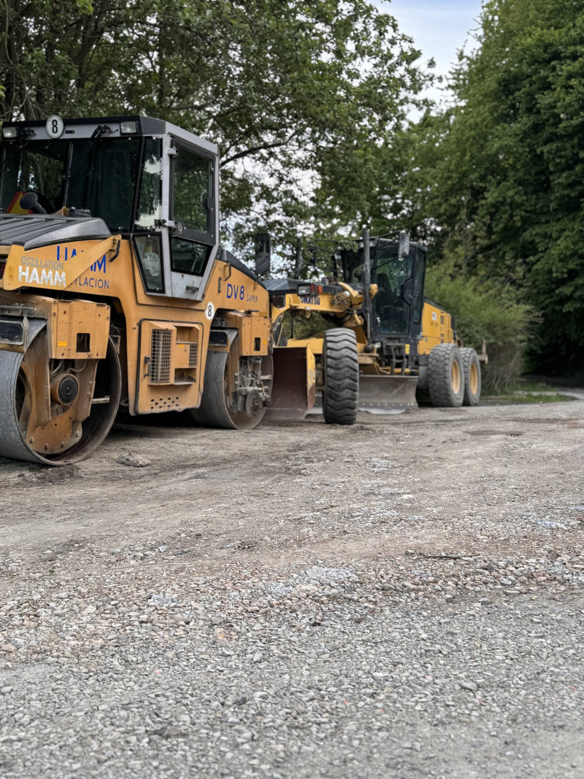 Ulica Stary Gaj z asfaltem. Utrudnienia w ruchu 2 ul. Stary Gaj _1_fot. Miasto Lublin.jpg