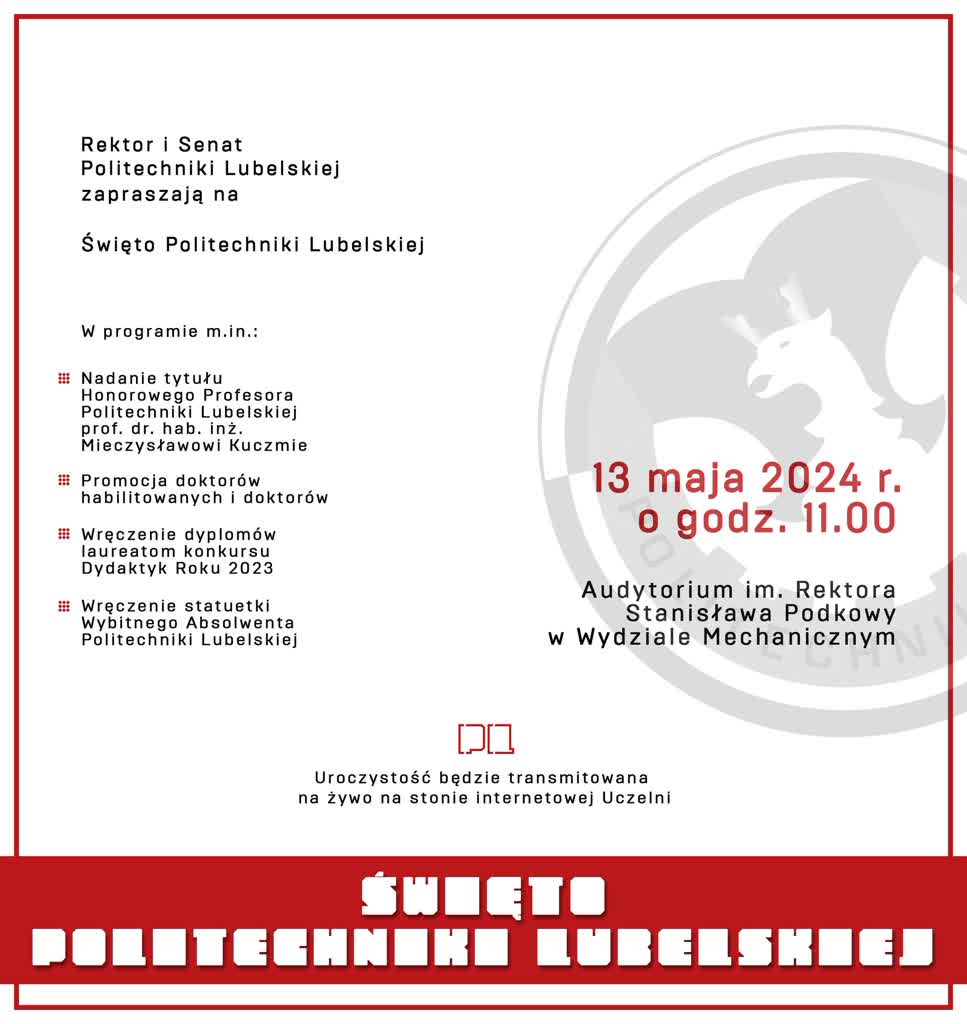 Politechnika Lubelska świętuje jubileusz 2 zaproszenie_13_maja.jpg