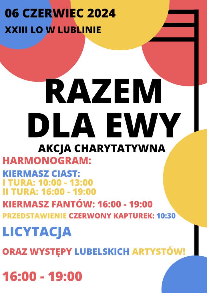 "Razem dla Ewy". Akcja charytatywna w lubelskim liceum 2 444480825_990248059767484_6804672453045575523_n.jpg