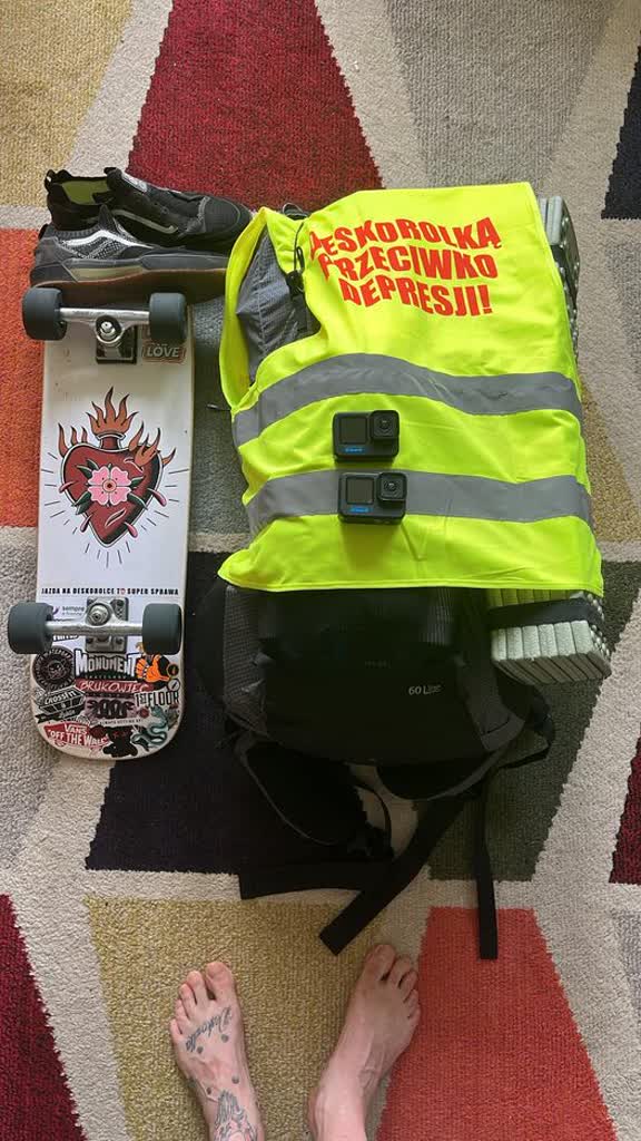 Deskorolką przeciwko depresji. Rdzawy Jaco wyruszył w trasę po Polsce 3 445181512_7688390247890700_816505491044812177_n.jpg
