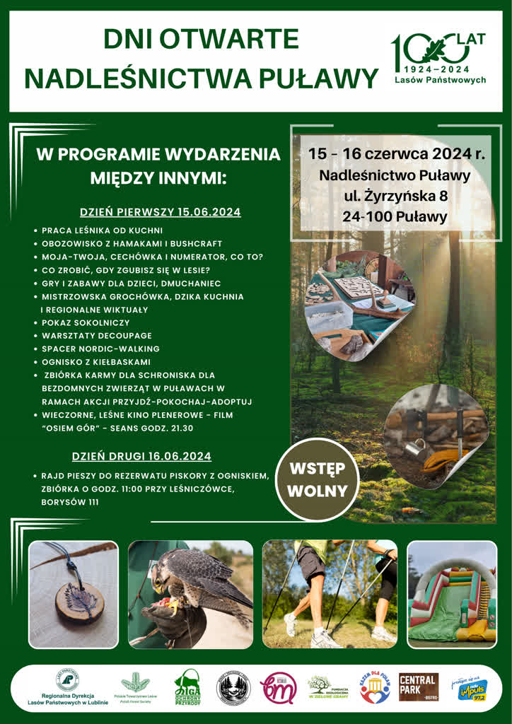 Praca leśników od kuchni. Nadleśnictwo otworzyło drzwi 2 plakat.png