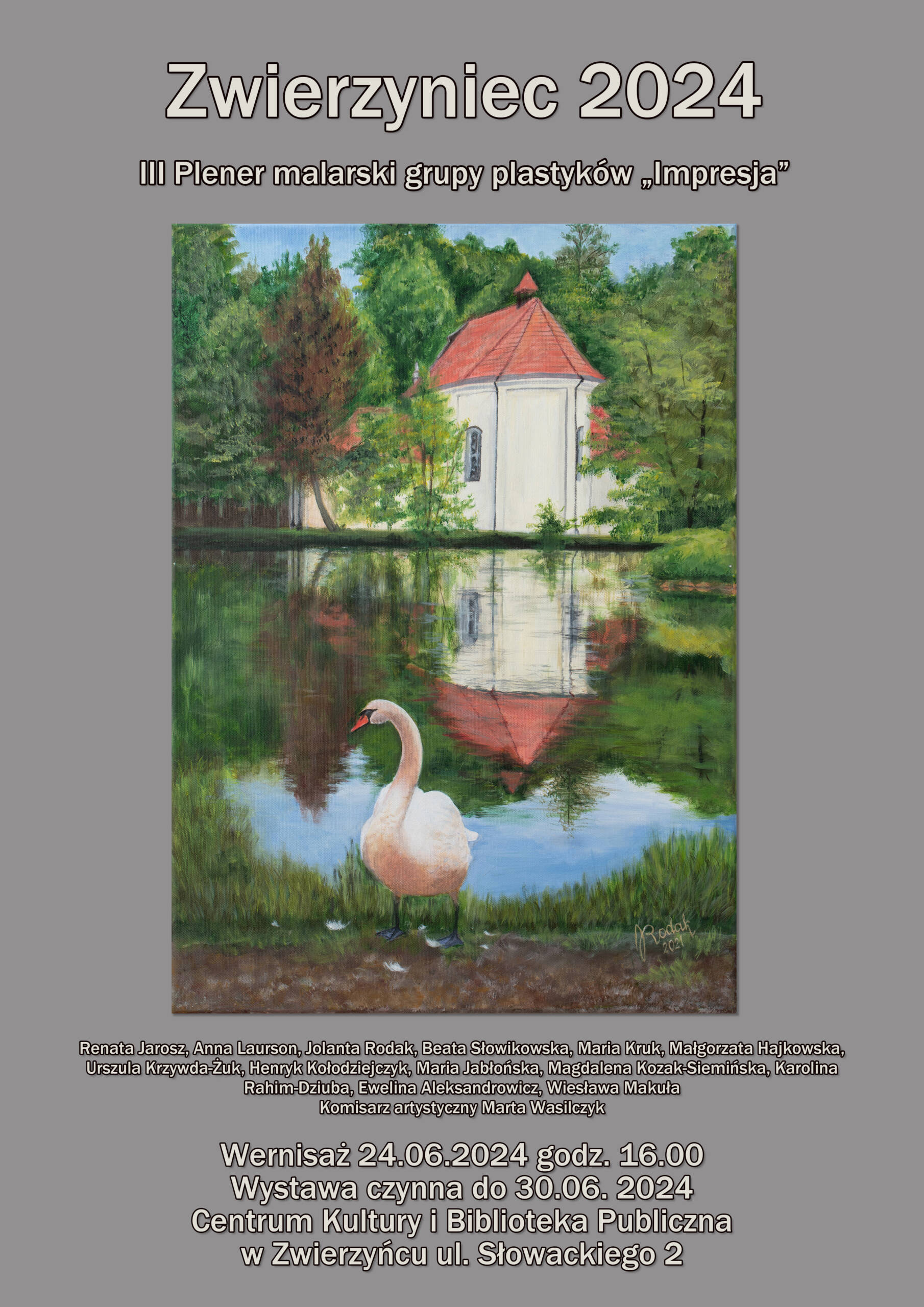 „Impresja” w Zwierzyńcu. Plener lubelskich artystów 2 Plakat 3.jpg