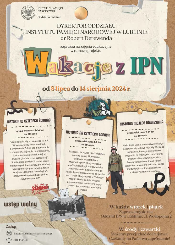 Śledztwo detektywistyczne i inne zajęcia. IPN organizuje bezpłatne wakacje 2 449101281_882102973944837_5076420587712615607_n.jpg