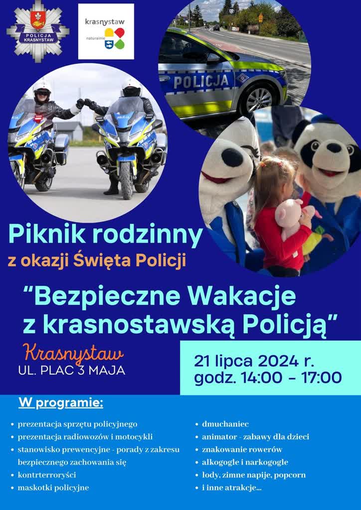 Bezpieczne wakacje z policją. Piknik z atrakcjami 2 piknik.jpg