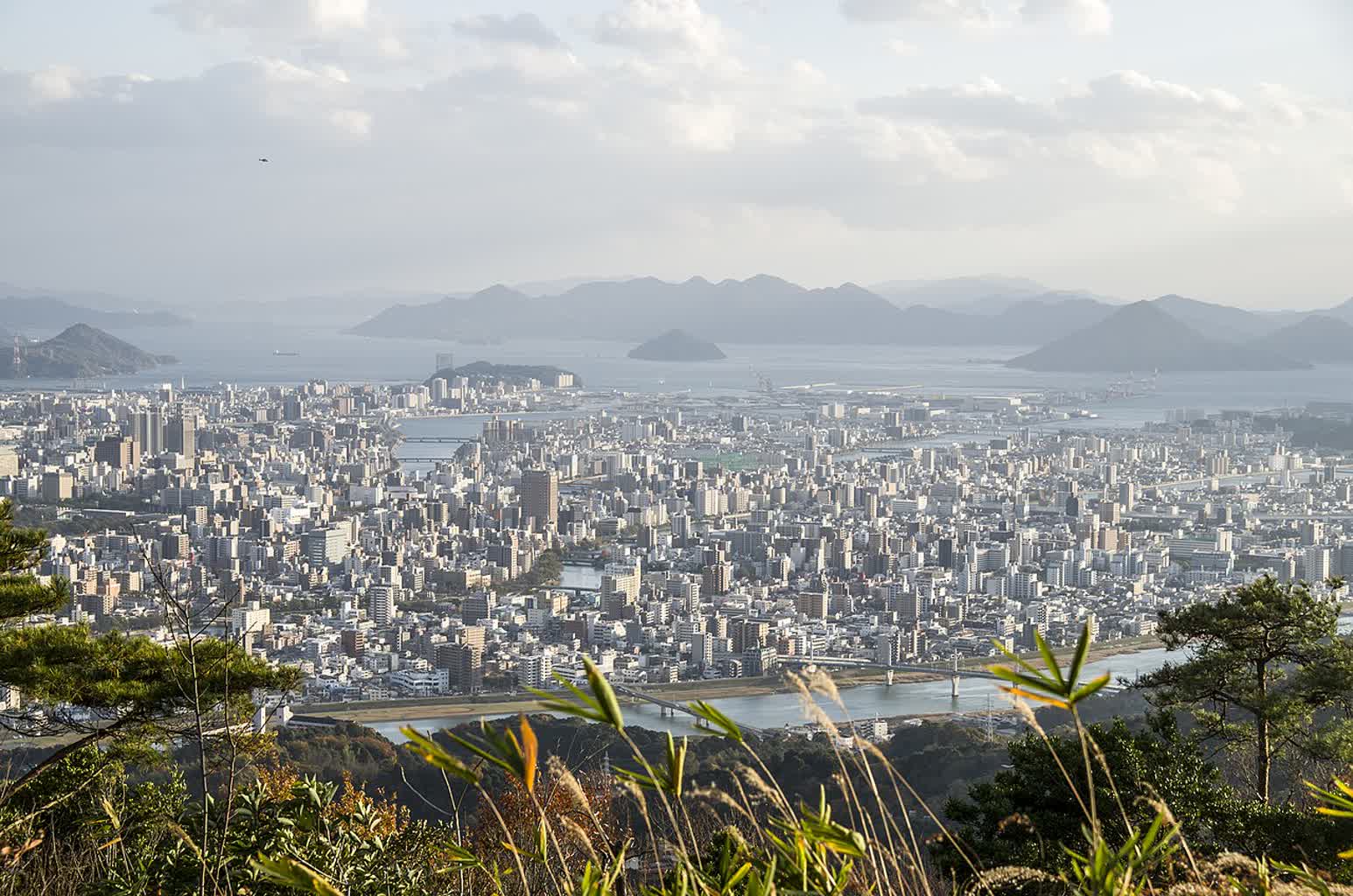 hiroshima beautiful view to the city and inland sea panoramio 2024 08 06 072328