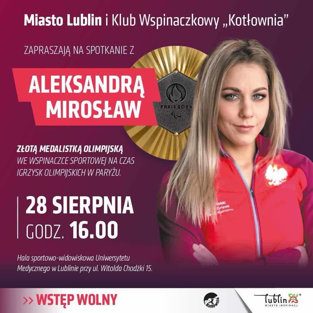 „Będzie boom na wspinaczkę”. Spotkanie z Olą Mirosław w Lublinie 2 Mirosław.jpg